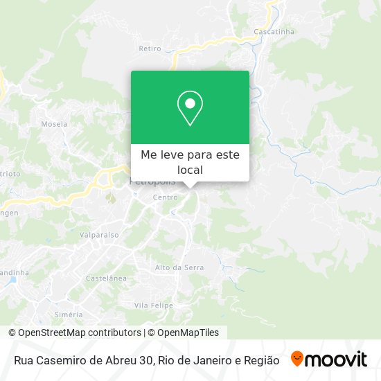 Rua Casemiro de Abreu 30 mapa