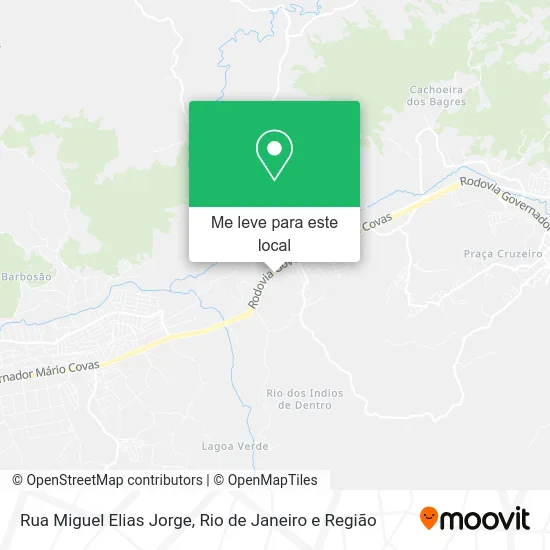 Rua Miguel Elias Jorge mapa