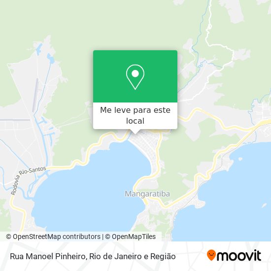 Rua Manoel Pinheiro mapa