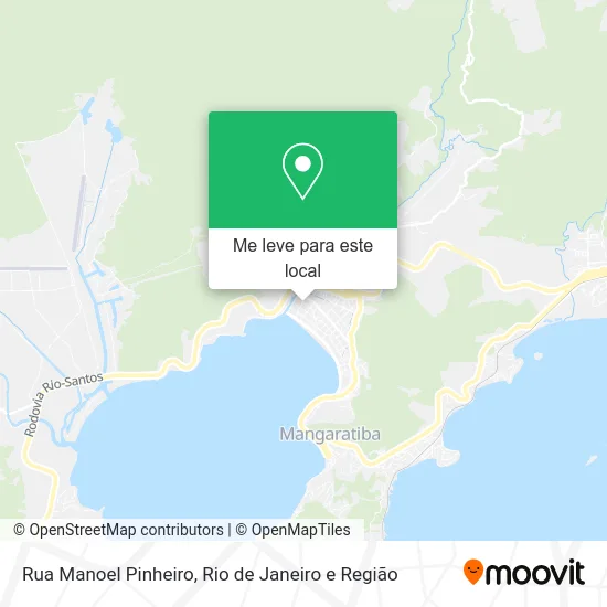 Rua Manoel Pinheiro mapa