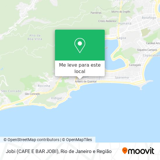 Jobi (CAFE E BAR JOBI) mapa