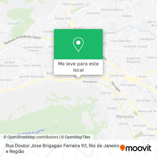 Rua Doutor Jose Brigagao Ferreira 93 mapa