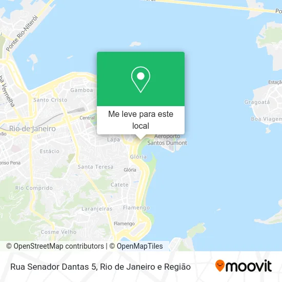 Rua Senador Dantas 5 mapa
