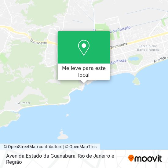 Avenida Estado da Guanabara mapa