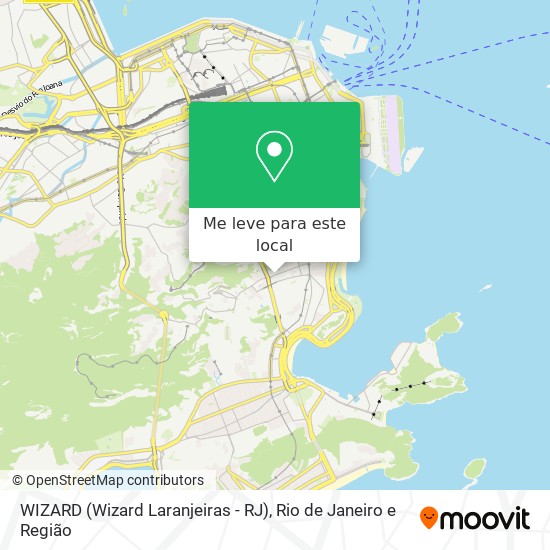 WIZARD (Wizard Laranjeiras - RJ) mapa