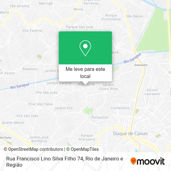 Rua Francisco Lino Silva Filho 74 mapa