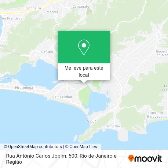 Rua Antônio Carlos Jobim, 600 mapa
