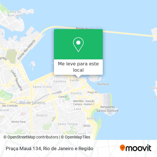 Praça Mauá 134 mapa