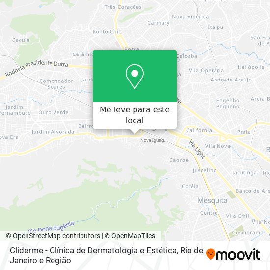 Cliderme - Clínica de Dermatologia e Estética mapa