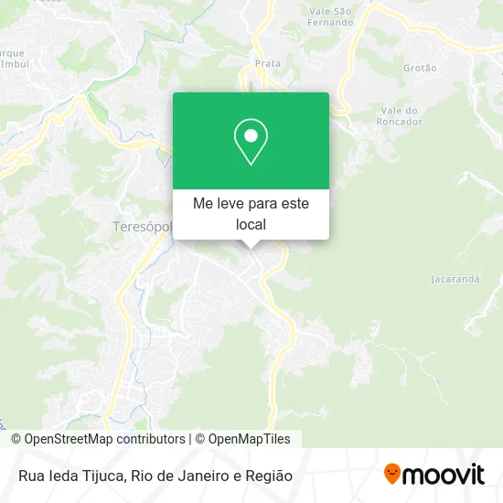 Rua Ieda Tijuca mapa