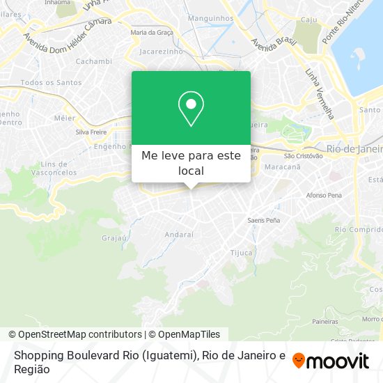 Shopping Boulevard Rio (Iguatemi) mapa