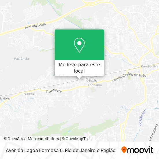 Avenida Lagoa Formosa 6 mapa