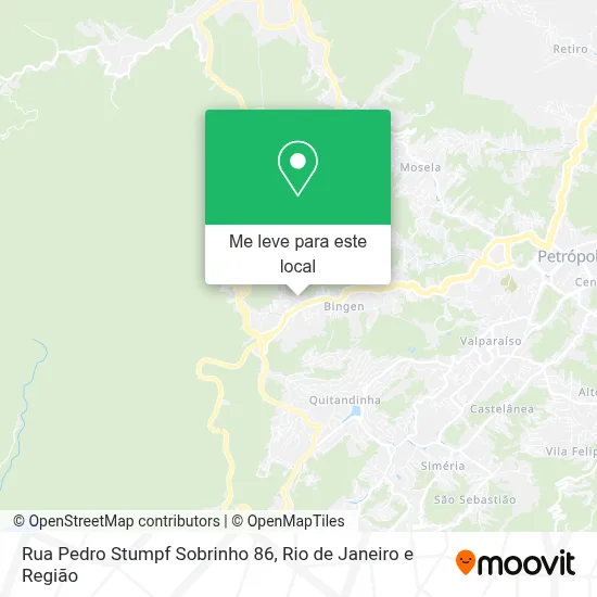 Rua Pedro Stumpf Sobrinho 86 mapa