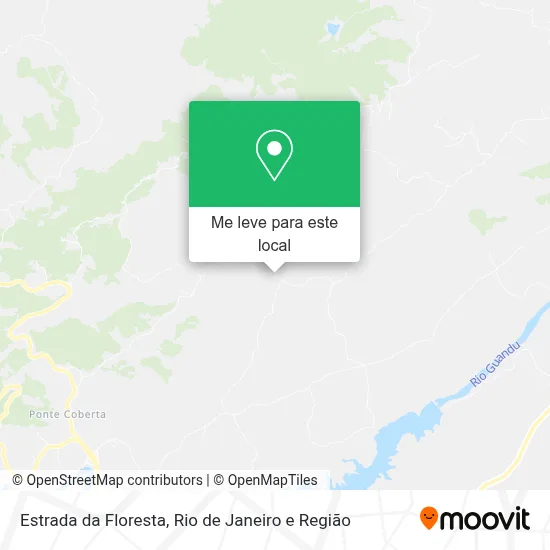 Estrada da Floresta mapa