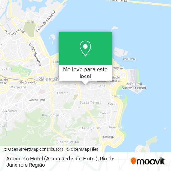 Arosa Rio Hotel mapa
