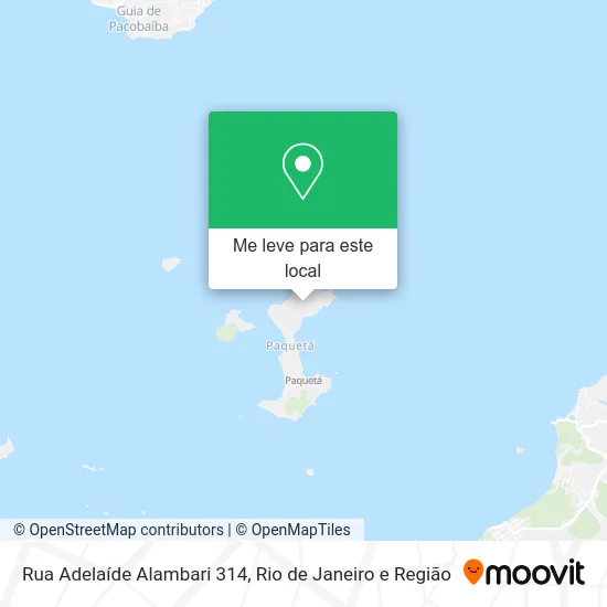 Rua Adelaíde Alambari 314 mapa