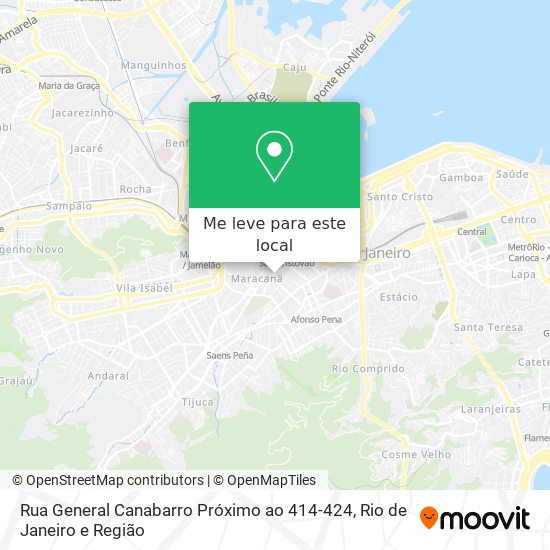 Rua General Canabarro Próximo ao 414-424 mapa