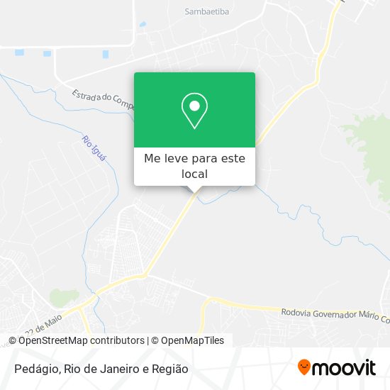 Pedágio mapa
