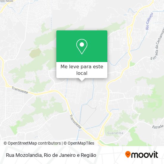 Rua Mozolandia mapa