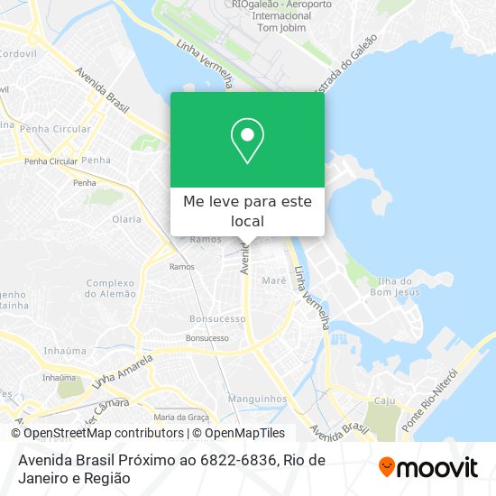 Avenida Brasil Próximo ao 6822-6836 mapa