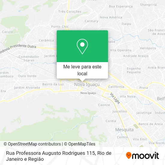 Rua Professora Augusto Rodrigues 115 mapa