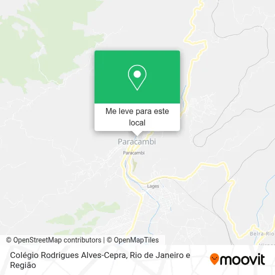 Colégio Rodrigues Alves-Cepra mapa