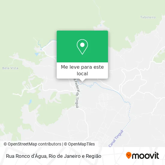 Rua Ronco d'Água mapa