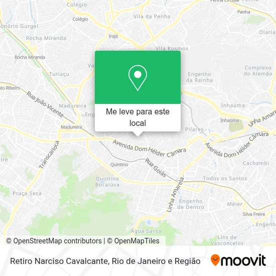 Retiro Narciso Cavalcante mapa