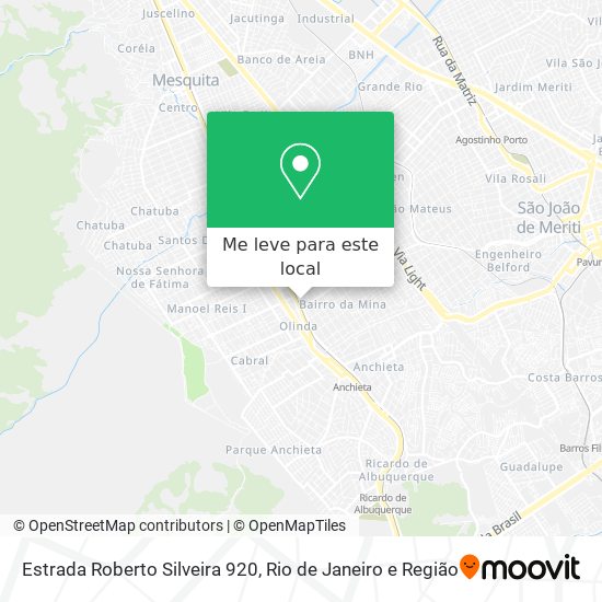 Estrada Roberto Silveira 920 mapa