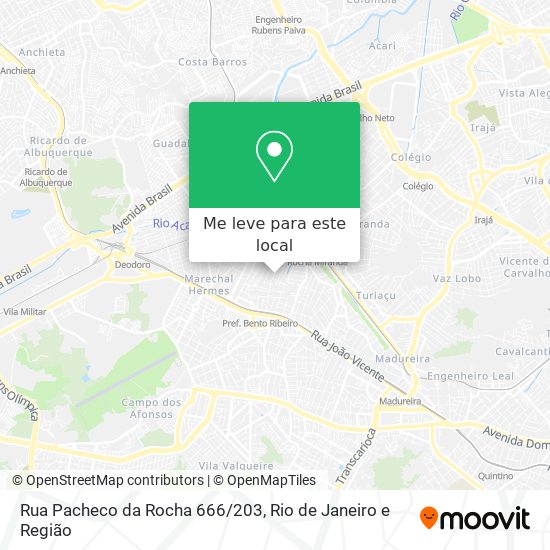 Rua Pacheco da Rocha 666/203 mapa