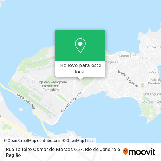 Rua Taifeiro Osmar de Moraes 657 mapa