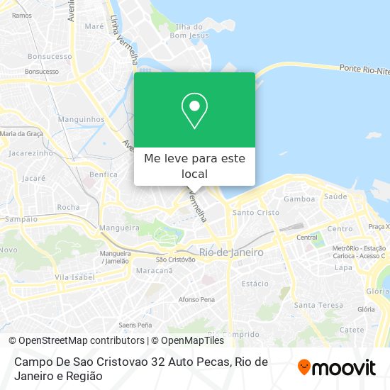 Campo De Sao Cristovao 32 Auto Pecas mapa