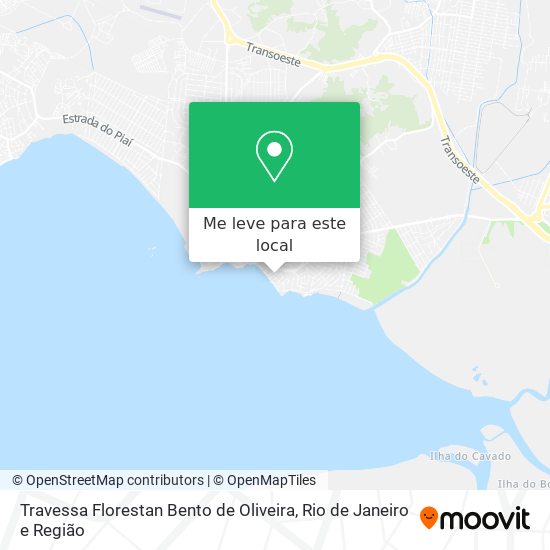 Travessa Florestan Bento de Oliveira mapa