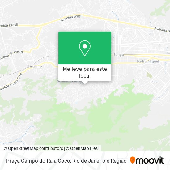 Praça Campo do Rala Coco mapa