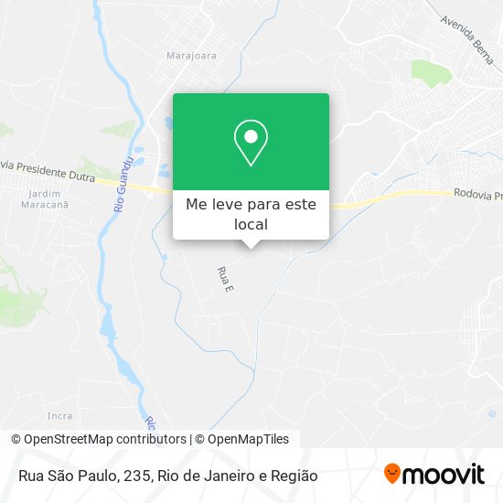 Rua São Paulo, 235 mapa