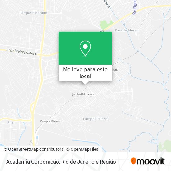 Academia Corporação mapa