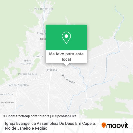 Igreja Evangelica Assembleia De Deus Em Capela mapa