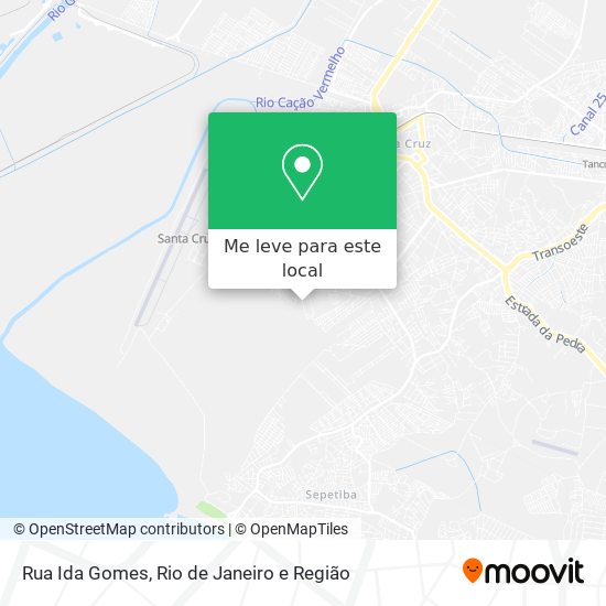 Rua Ida Gomes mapa