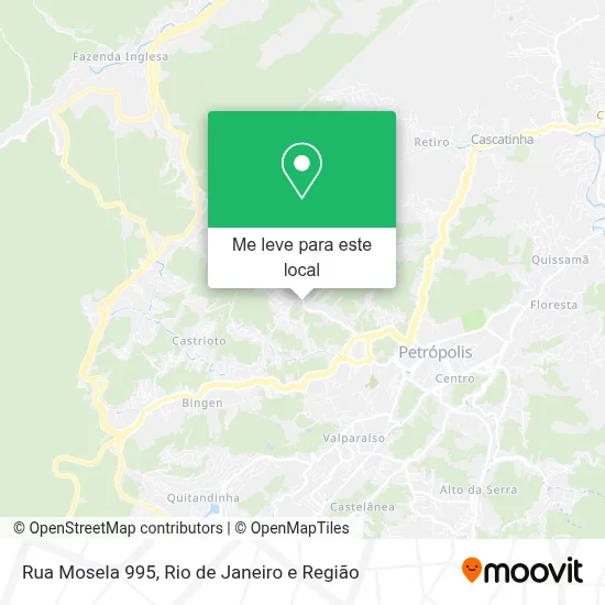 Rua Mosela 995 mapa