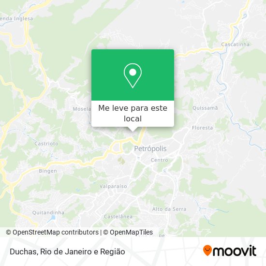 Duchas mapa