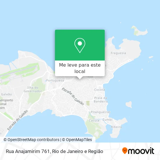 Rua Anajamirim 761 mapa