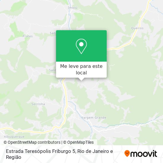 Estrada Teresópolis Friburgo 5 mapa