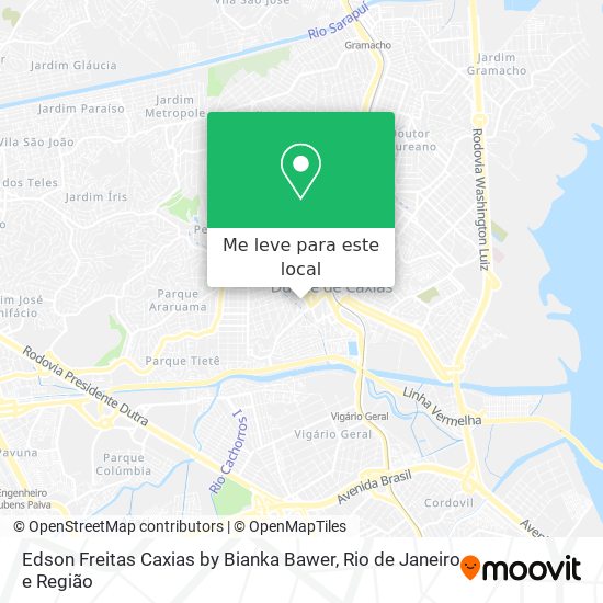 Edson Freitas Caxias by Bianka Bawer mapa