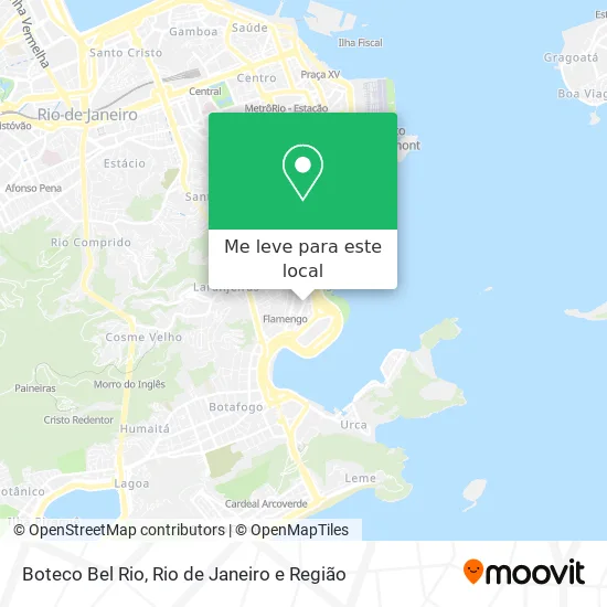 Boteco Bel Rio mapa