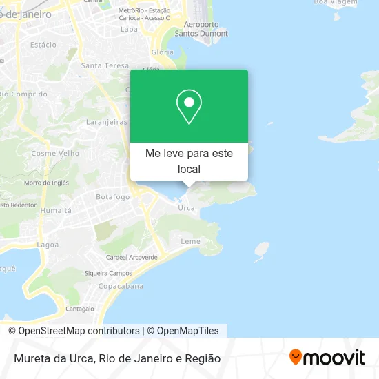 Mureta da Urca mapa