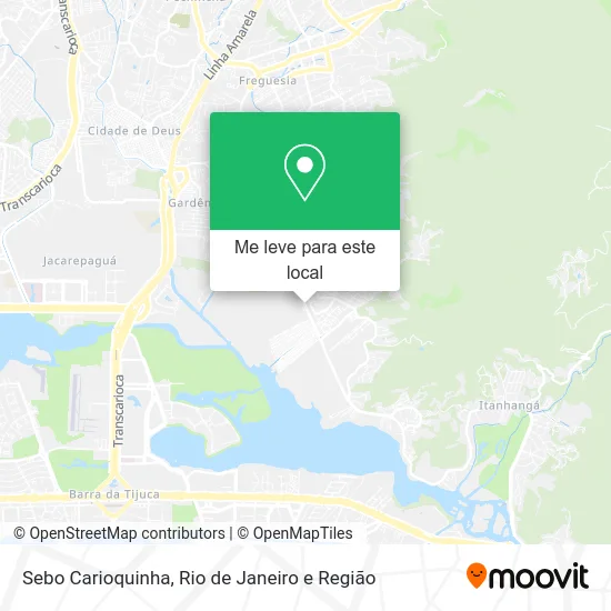 Sebo Carioquinha mapa
