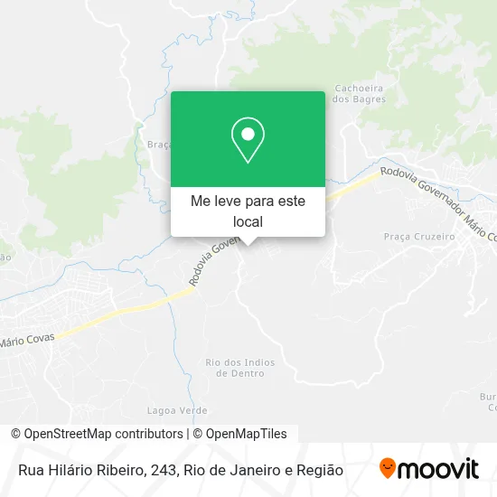 Rua Hilário Ribeiro, 243 mapa