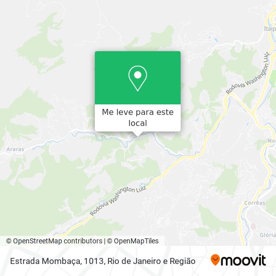 Estrada Mombaça, 1013 mapa