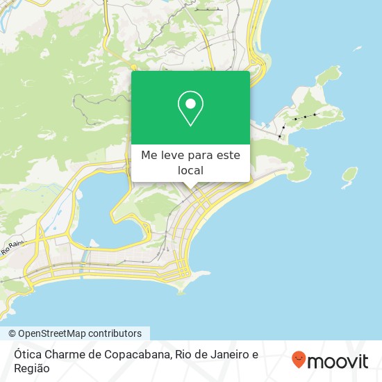 Ótica Charme de Copacabana mapa