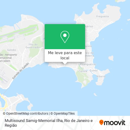 Multisound Samig-Memorial Ilha mapa